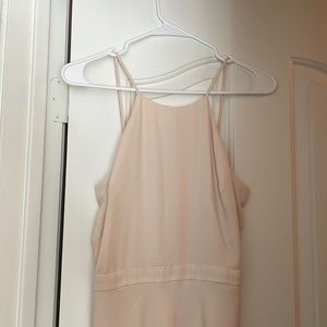 JCrew Cream Floor length formal dress